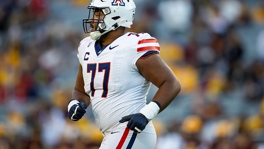 Arizona Wildcats offensive lineman Jordan Morgan (New York Giants and Jets draft target)