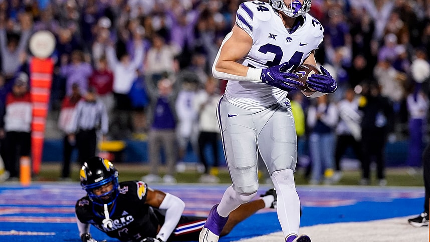 NCAA Football: Kansas State at Kansas, new york giants, ben sinnott