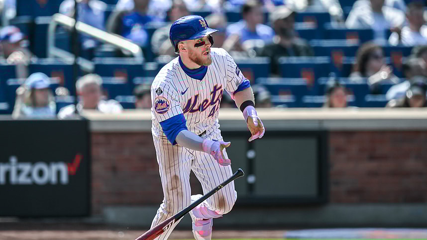 MLB: Chicago Cubs at New York Mets, harrison bader