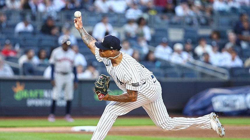 MLB: Houston Astros at New York Yankees, luis gil