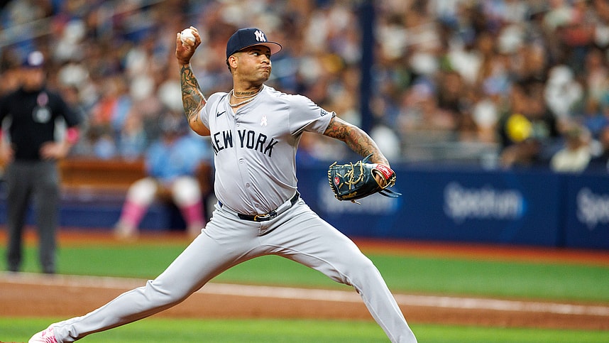MLB: New York Yankees at Tampa Bay Rays, luis gil