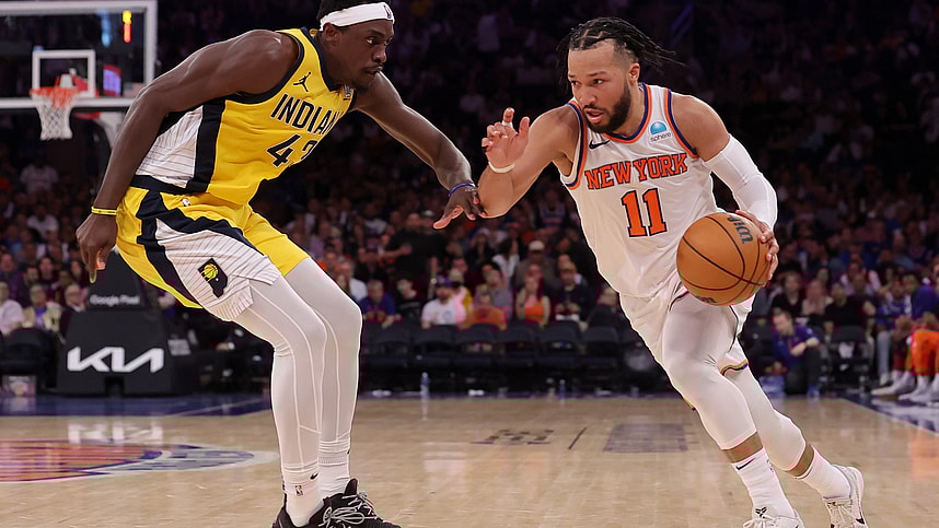 NBA: Playoffs-Indiana Pacers at New York Knicks, jalen brunson