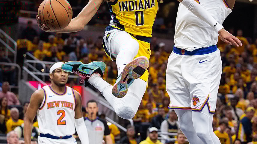 NBA: Playoffs-New York Knicks at Indiana Pacers