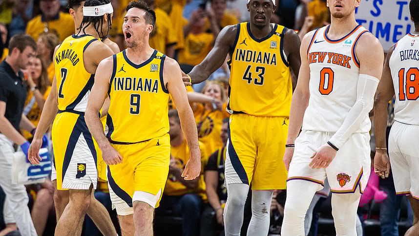 NBA: Playoffs-New York Knicks at Indiana Pacers