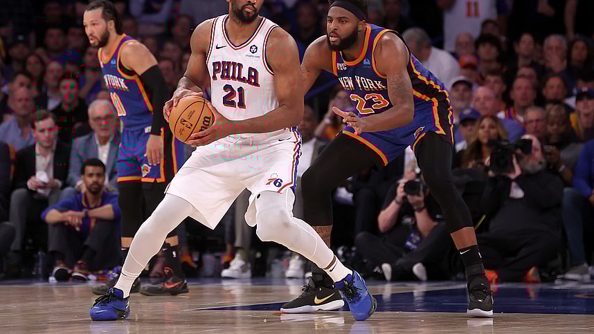 NBA: Playoffs-Philadelphia 76ers at New York Knicks