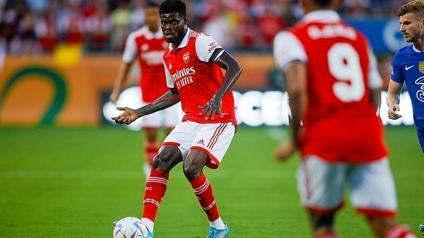 Soccer: Chelsea at Arsenal, Thomas Partey