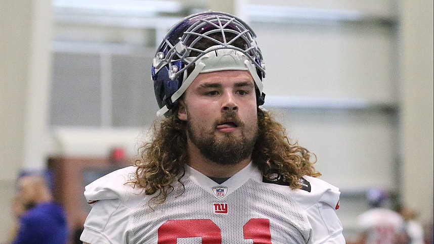East Rutherford , NJ — May 10, 2024 -- Defensive lineman Casey Rogers as the NY Giants hold their Rookie Camp and introduce their new draft picks.