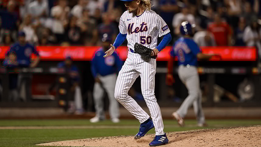 MLB: Chicago Cubs at New York Mets, phil bickford