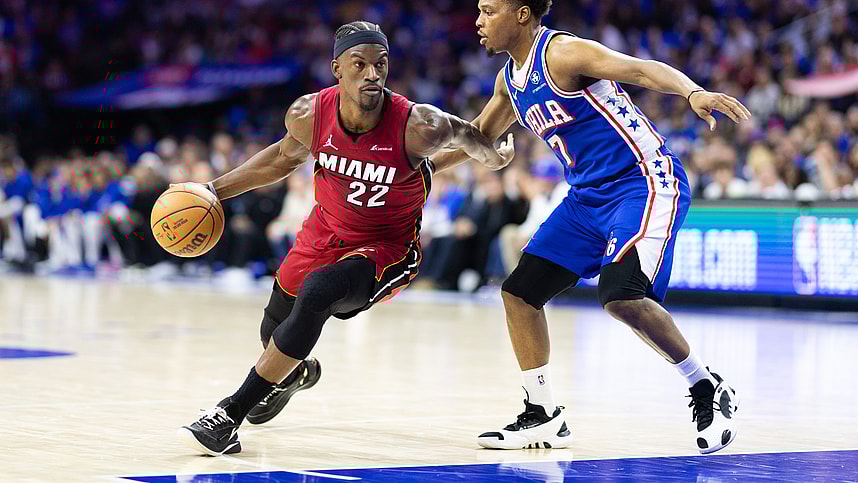 NBA: Playoffs-Miami Heat at Philadelphia 76ers, knicks