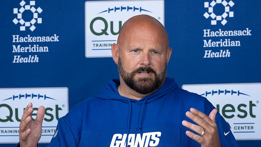 Giants Head Coach Brian Daboll at the NY Giants NFL team held an organized team activity at their training facility in East Rutherford, NJ on Thursday May 30, 2024.