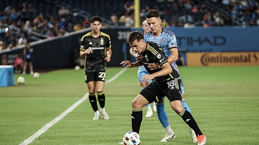 New York City FC and Columbus Crew had a thrilling match in the Bronx | Credit: Antony Surrusco