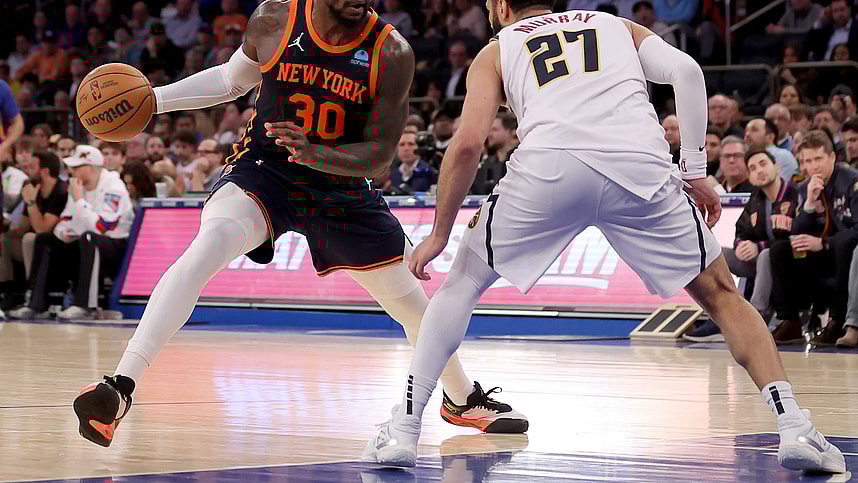 NBA: Denver Nuggets at New York Knicks, julius randle