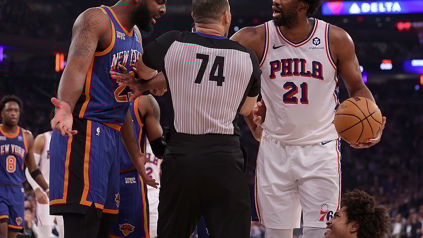 NBA: Playoffs-Philadelphia 76ers at New York Knicks