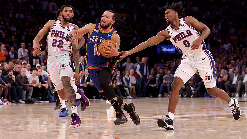 NBA: Playoffs-Philadelphia 76ers at New York Knicks