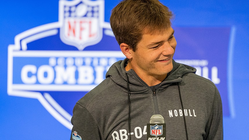 Drake Maye, Giants, Combine