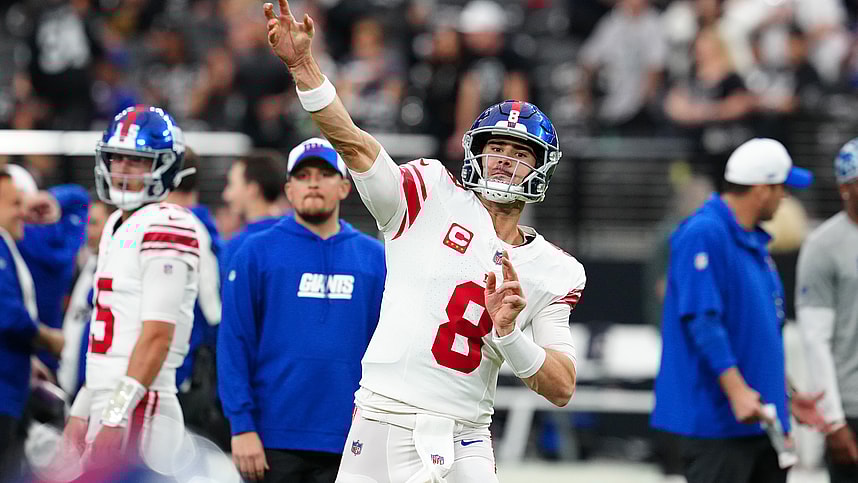 NFL: New York Giants at Las Vegas Raiders, daniel jones