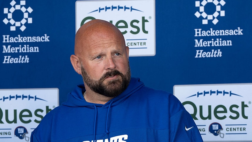 Giants Head Coach Brian Daboll at the NY Giants NFL team held an organized team activity at their training facility in East Rutherford, NJ on Thursday May 30, 2024.
