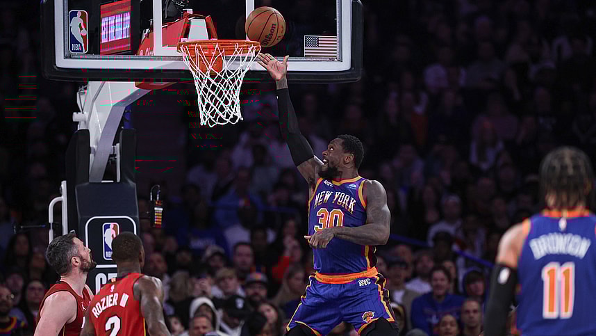 NBA: Miami Heat at New York Knicks, julius randle