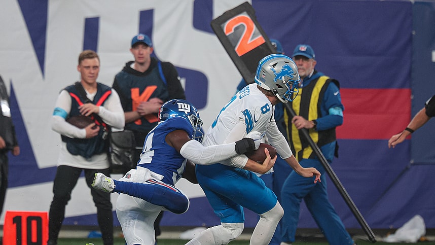 NFL: Detroit Lions at New York Giants, dyontae johnson