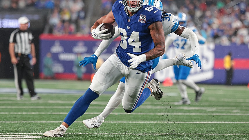 NFL: Detroit Lions at New York Giants, tyree jackson