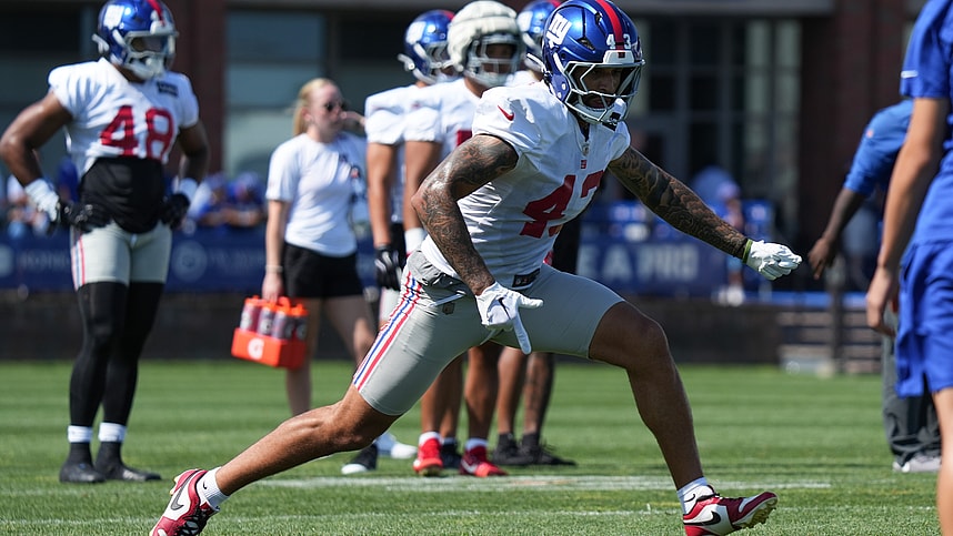 NFL: New York Giants Training Camp, darrian beavers