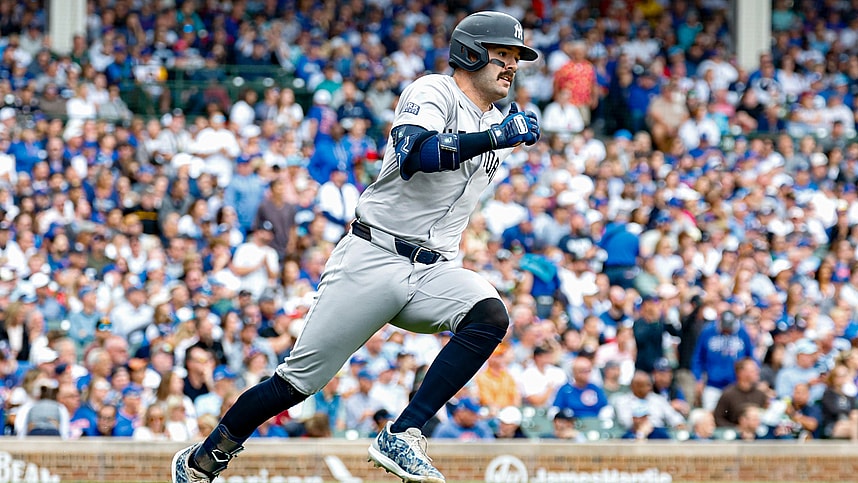 MLB: New York Yankees at Chicago Cubs, austin wells