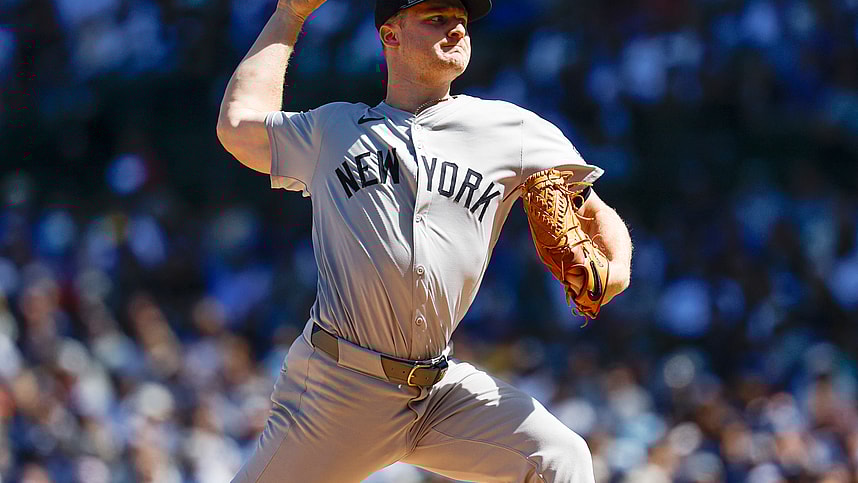 MLB: New York Yankees at Chicago Cubs, clarke schmidt