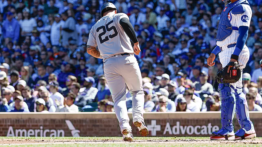 MLB: New York Yankees at Chicago Cubs, gleyber torres