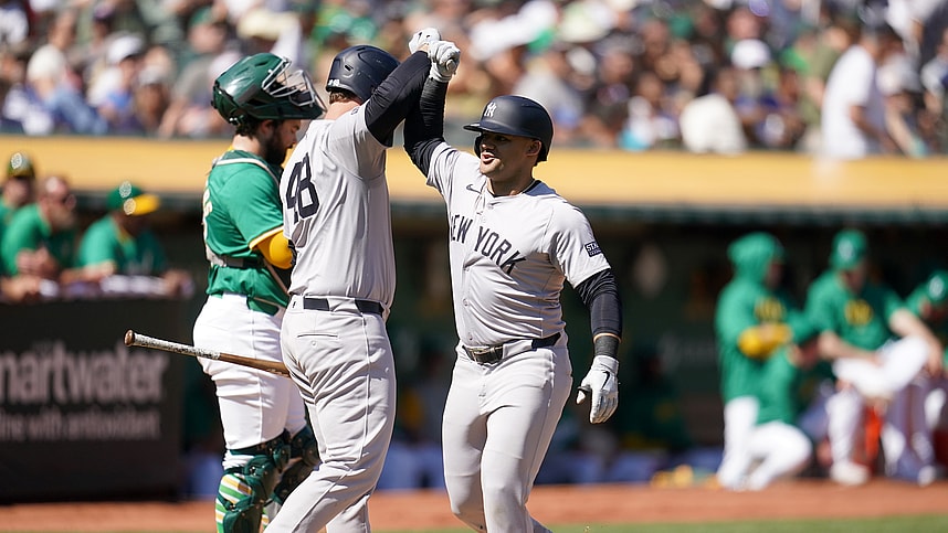 MLB: New York Yankees at Oakland Athletics, jasson dominguez