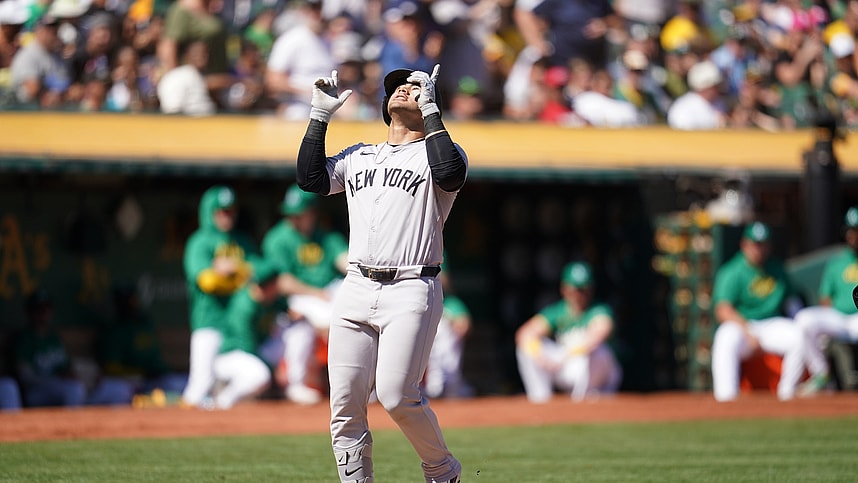 MLB: New York Yankees at Oakland Athletics, jasson dominguez