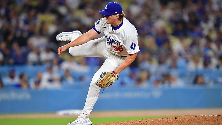 MLB: San Diego Padres at Los Angeles Dodgers, landon knack