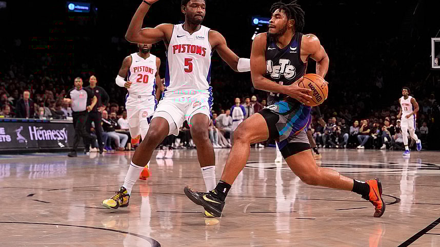 NBA: Detroit Pistons at Brooklyn Nets