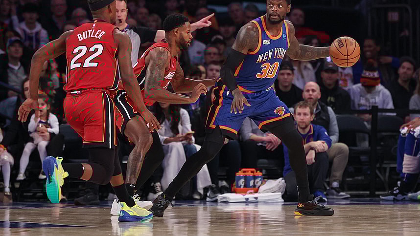 NBA: Miami Heat at New York Knicks