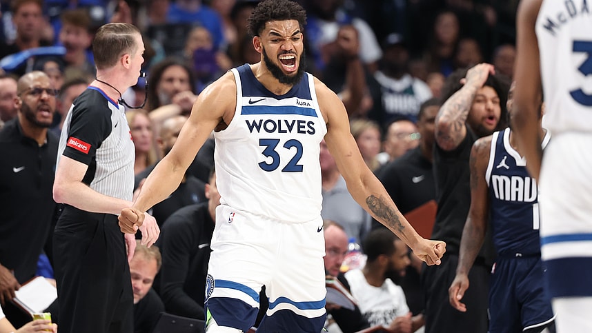 NBA: Playoffs-Minnesota Timberwolves at Dallas Mavericks, knicks, karl-anthony towns