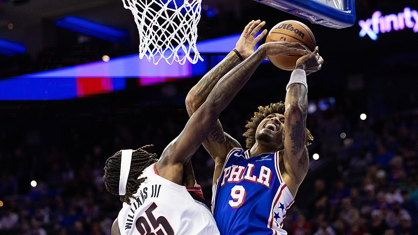 NBA: Portland Trail Blazers at Philadelphia 76ers