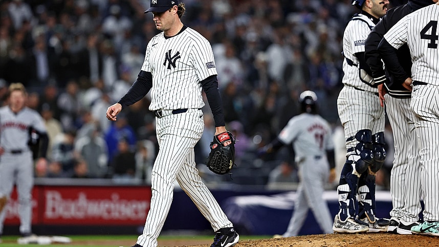 MLB: ALCS-Cleveland Guardians at New York Yankees, gerrit cole
