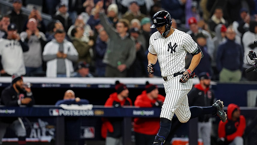 MLB: ALCS-Cleveland Guardians at New York Yankees, giancarlo stanton