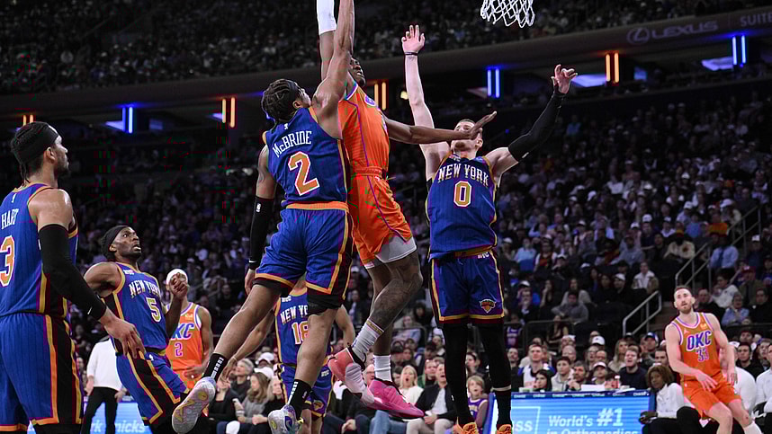 NBA: Oklahoma City Thunder at New York Knicks