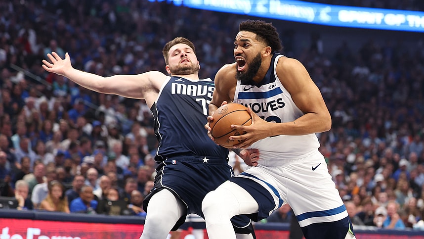 NBA: Playoffs-Minnesota Timberwolves at Dallas Mavericks, knicks, karl-anthony towns