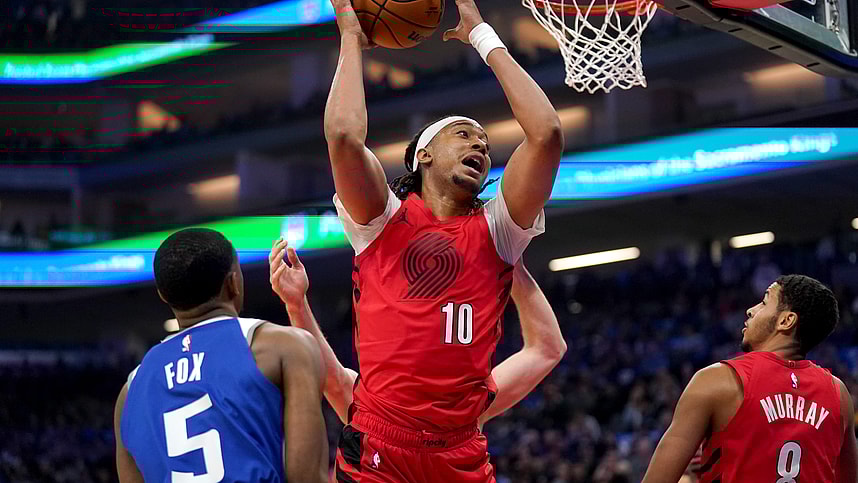 NBA: Portland Trail Blazers at Sacramento Kings, knicks