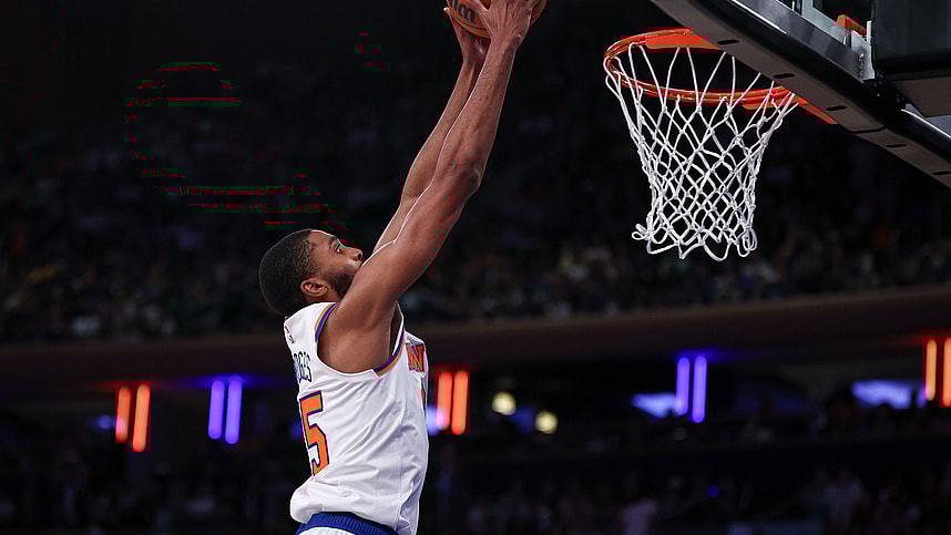 NBA: Preseason-Minnesota Timberwolves at New York Knicks, mikal bridges