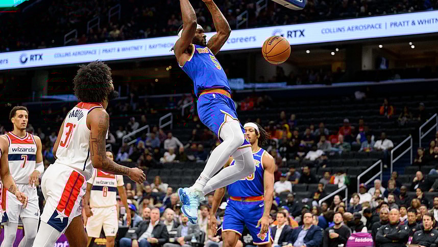 NBA: Preseason-New York Knicks at Washington Wizards, precious achiuwa