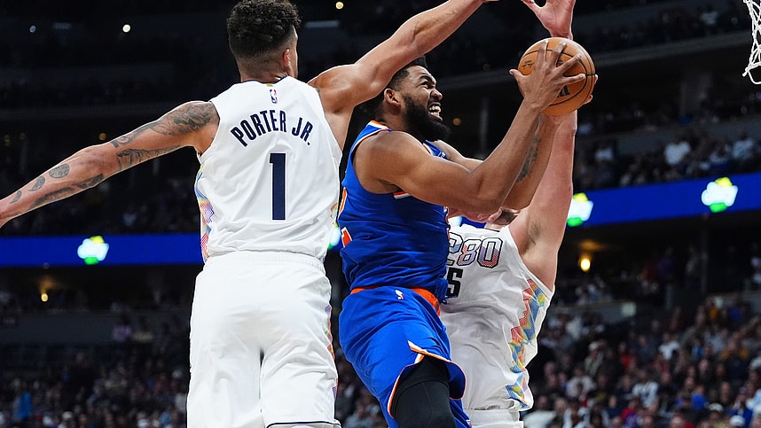 NBA: New York Knicks at Denver Nuggets