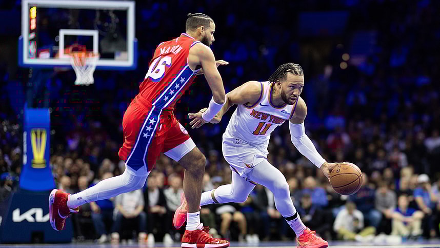 NBA: New York Knicks at Philadelphia 76ers