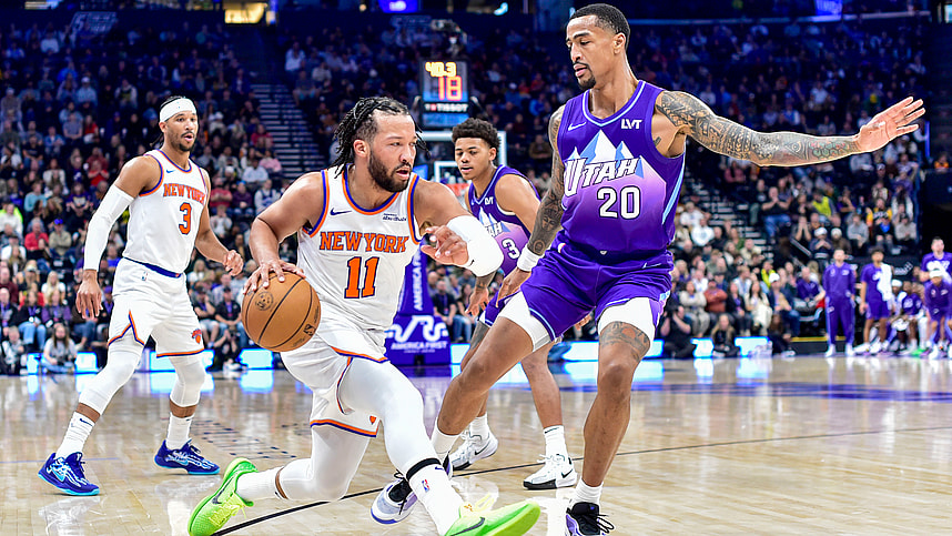NBA: New York Knicks at Utah Jazz
