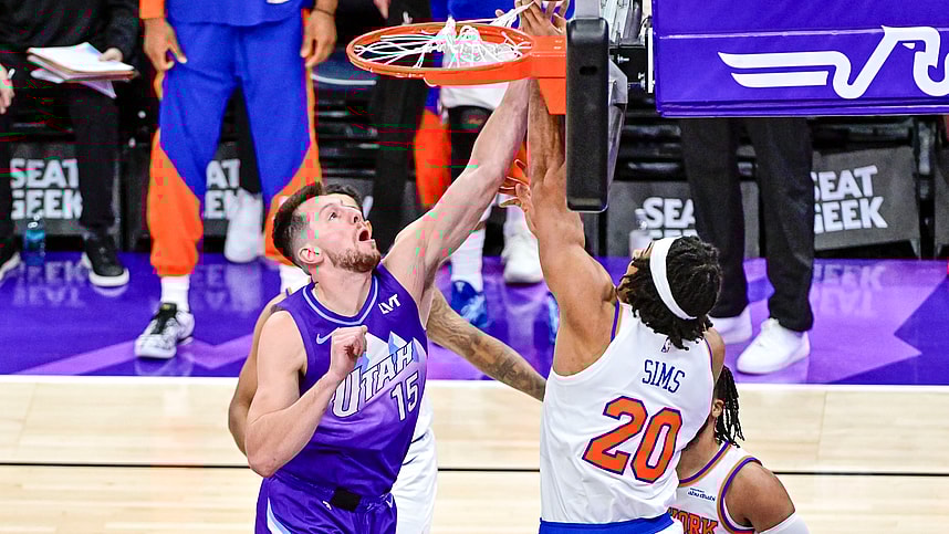 NBA: New York Knicks at Utah Jazz