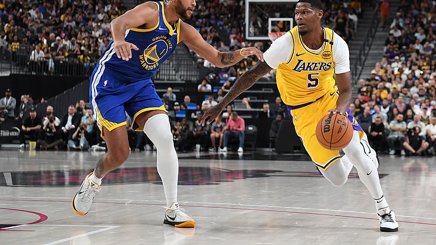 NBA: Preseason-Golden State Warriors at Los Angeles Lakers