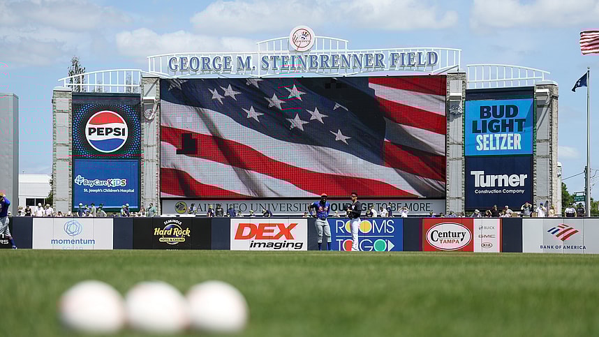 MLB: Spring Training-New York Mets at New York Yankees