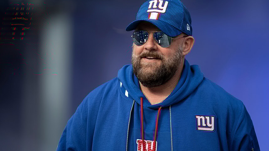 New York Giants head coach Brian Daboll walks out of the tunnel prior to the start of the a game between New York Giants and Indianapolis Colts at MetLife Stadium on Sunday, Dec. 29, 2024.