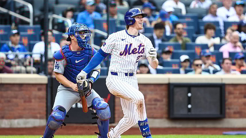 MLB: Los Angeles Dodgers at New York Mets, brett baty
